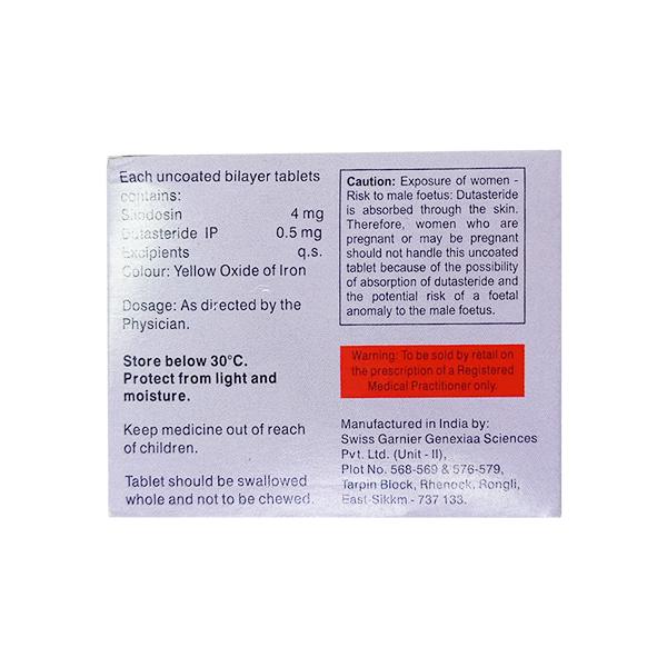 ALPHACEPT D 4 Tablet 10's - Bladder And Prostate Disorders-Dru