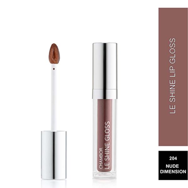 Chambor Le Shine Lip Gloss Make Up - Nude Dimension, 204 5 ml - Lip Glosses
