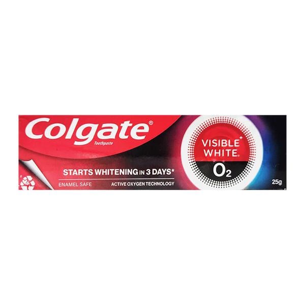 Netmeds | Colgate Visible White O2 Toothpaste 25 g
