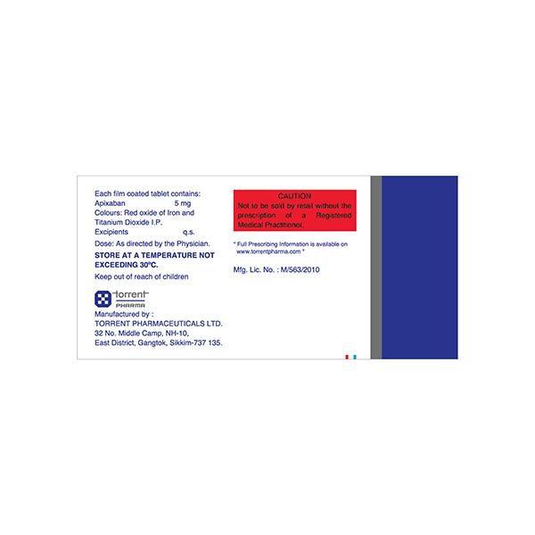 APIXATOR 5 Tablet 10's - Blood Clot-Ant