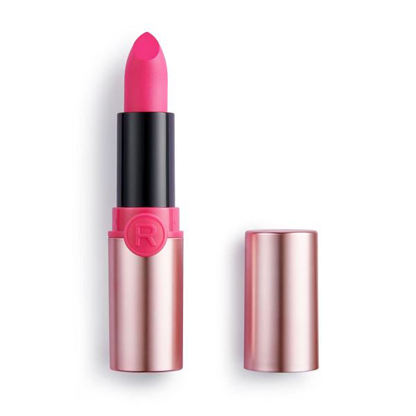 Netmeds | Makeup Revolution Powder Matte Lipstick flamingo 3.5 gm