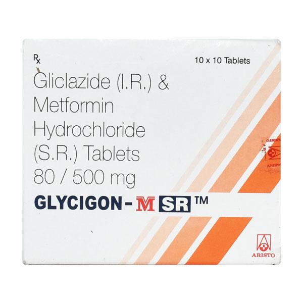 Glycigon M SR Tablet 10'S - Diabetes-Ant
