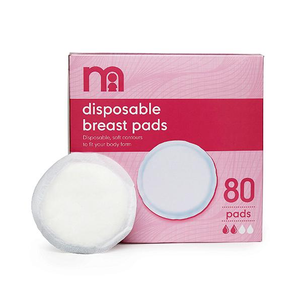 Netmeds | Mothercare Disposable Breast Pads (Pack of 80)