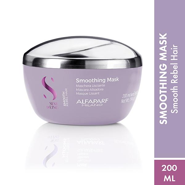 Netmeds | Alfaparf Milano Smoothing Mask - Dry, Frizzy Hair, Smooth, Shiny, Rebel Hair 200 ml