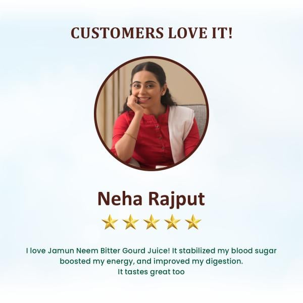 Swadeshi Jamun Neem Karela Juice 1000 ml - Ayurvedic Juices