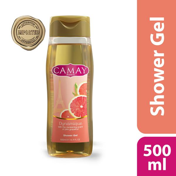 Camay Paris Dynamique Shower Gel for Soft & Supple Skin 500 ml