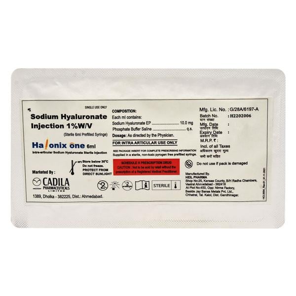 Halonix One Injection(Pfs) 6ml - Arthritis-Oth
