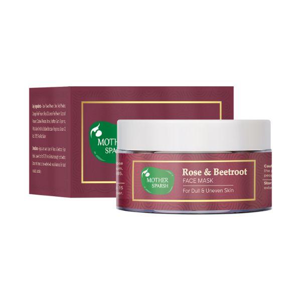 Mother Sparsh Rose & Beetroot Ubtan Face Mask For Dull & Uneven Skin 50 gm