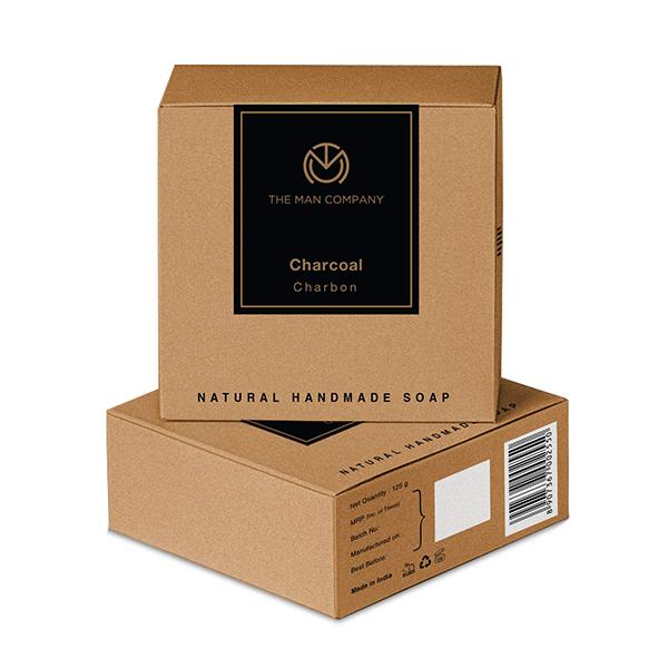 Netmeds | The Man Company Natural Premium Charcoal Soap-Set Of -2 1's