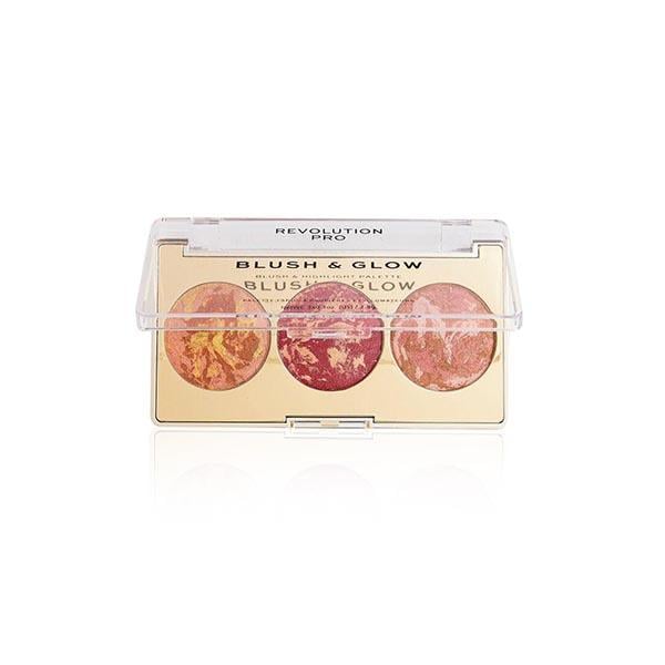 Revolution Pro Blush & Glow Palette Cranberry Glow 8.4 gm - Blushes