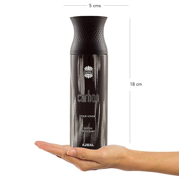 Ajmal Avid & Carbon & Wisal Dahab Deodorant Spray - For Men (Pack Of 3) 200 ml - Men Perfumes (Edt/Edp)