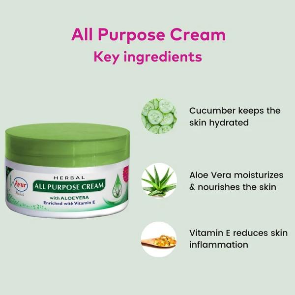 Ayur Herbals All Purpose Cream 100 ml - Personal Care (Ayush)