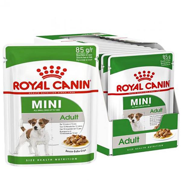Royal Canin Mini Adult Pet Food  - Gravy Salsa (Pack of 12 x 85 gm) 1's - Petfood