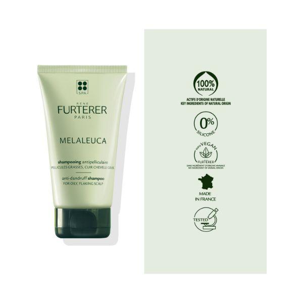 Rene Furterer Melaleuca Anti Dandruff shampoo for Oily Flaking Scalp 150 ml - Shampoos