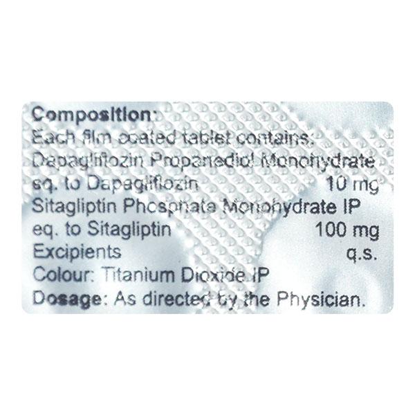 DAPAONE S 10/100 Tablet 10's - Diabetes-Ant