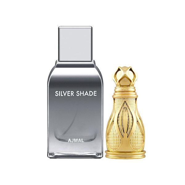 Ajmal Silver Shade EDP Citrus Woody Perfume And Khofooq Concentrated Perfume Oil Woody Oudhy 118 ml - Perfumes (Edt/Edp)