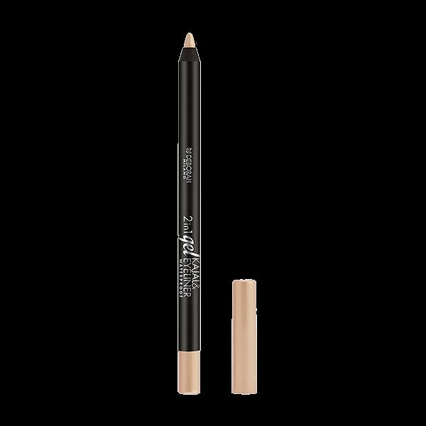 Deborah Milano 2-In-1 Gel Kajal & Eyeliner - 6 Butter 1.4 gm - Eyeliners