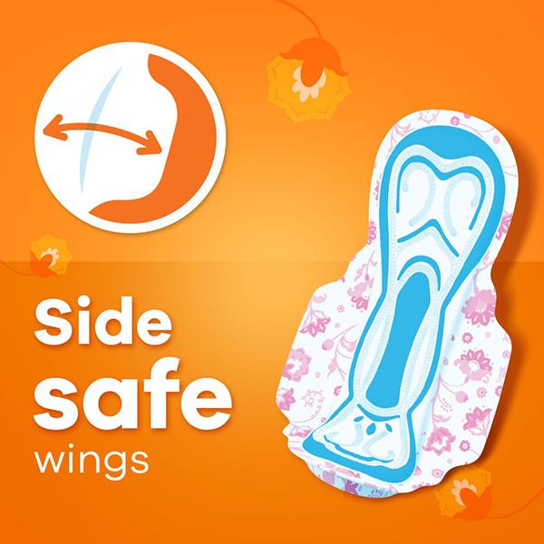 Whisper Choice Sanitary Pads with Wings for Women XL 40s Napkins 1's - Others