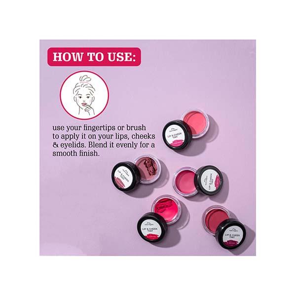 Aravi Organic Long Lasting Matte Finish Lip and Cheek Tint For Lips, Eyelid and Cheek - Coffee Queen 8 gm - Blushes