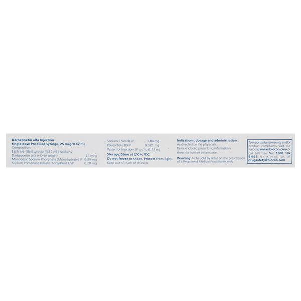 Bionesp 25Mcg Injection(Pfs) 1'S - Haematopoiesis-Hae