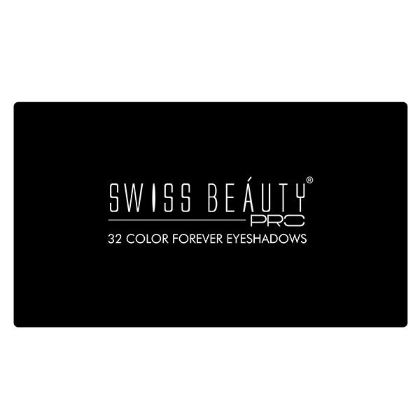 Swiss Beauty Pro 32 Color Forever Eyeshadows - Paris Fashion 24 gm - Eyeshadow, Bases & Primers