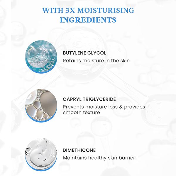 O3+ ideal hydration moisturisation with Hyaluronic acid for barrier repair 75 g - Face Moisturizers