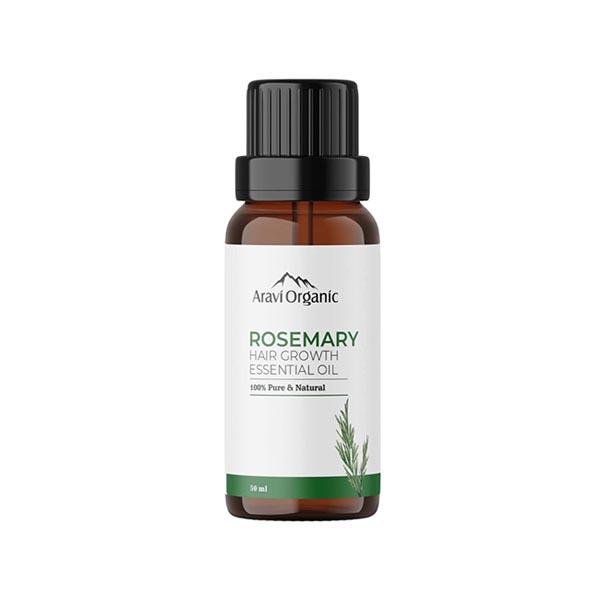 Netmeds | Aravi Organic 100% Pure Natural Rosemary Essential Oil For Hair Growth and Nourish Skin 50 ml
