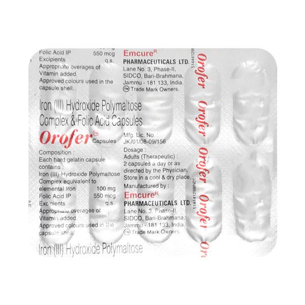 Netmeds | Orofer Capsule 10'S