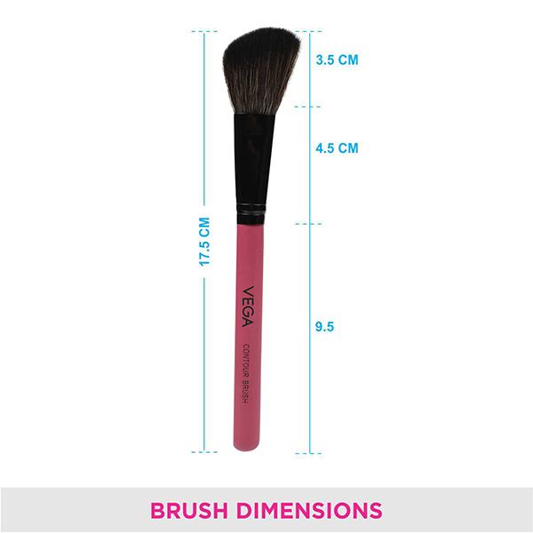 Vega Contour Brush (MBP - 03) Color - Pink 1's - Face Brush