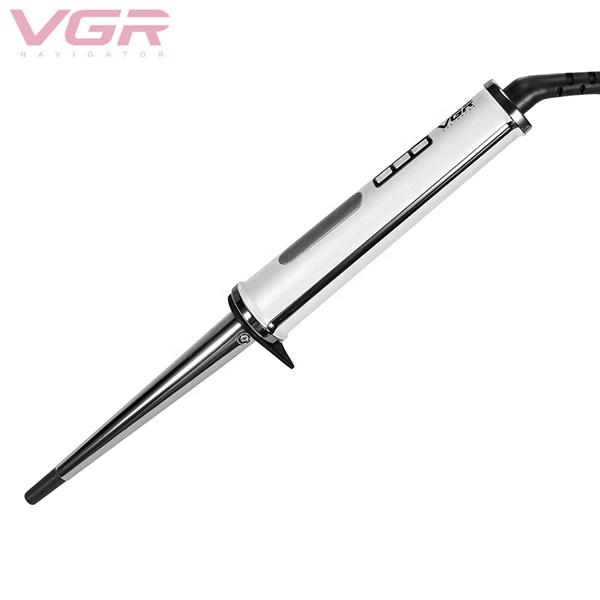 VGR V-526 Professional 10-19mm Barrel Hair Curler with Titanium Coated Curling Wand 1's - Rollers & Curlers
