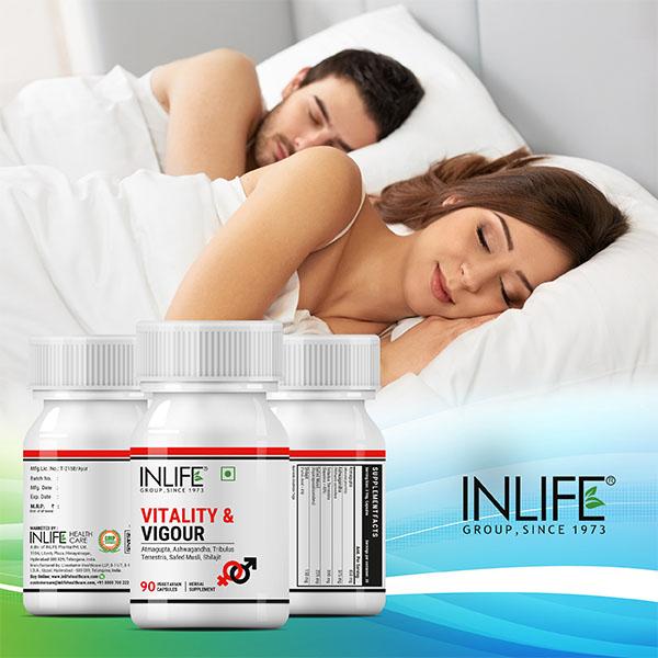 INLIFE Vitality & Vigour Vegetarian Capsule 90's - Sexual Care