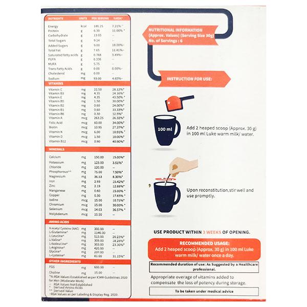 Lamino Respi Strawberry Flavour Powder 200gm - Supplements-Sup