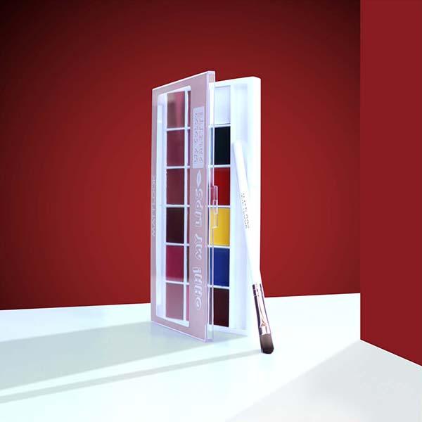 Matt Look Ohh! My Lips Lip Color Palette, Long Lasting - Ohh! My Lips 18 gm - Lip Kits & Palettes