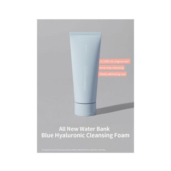 LANEIGE WATER BANK BLUE HYALURONIC CLEANSING FOAM 150 gm - Scrubs & Exfoliants
