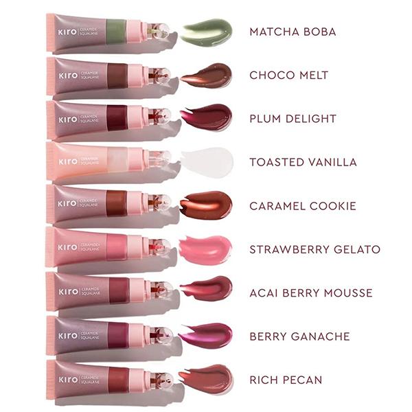 Kiro Ceramide Drip Tinted Lip Glaze Toasted Vanilla (Clear) 13 gm - Lip Balms