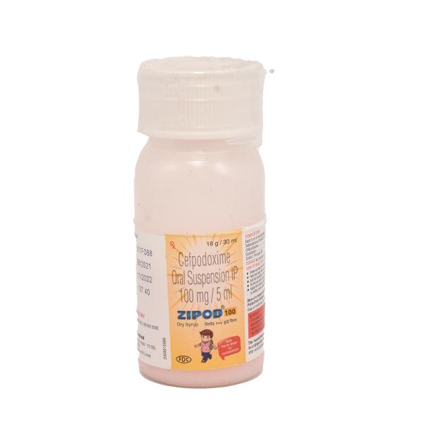 Zipod 100mg Dry Syrup 30ml - Bacterial Infections-Cep