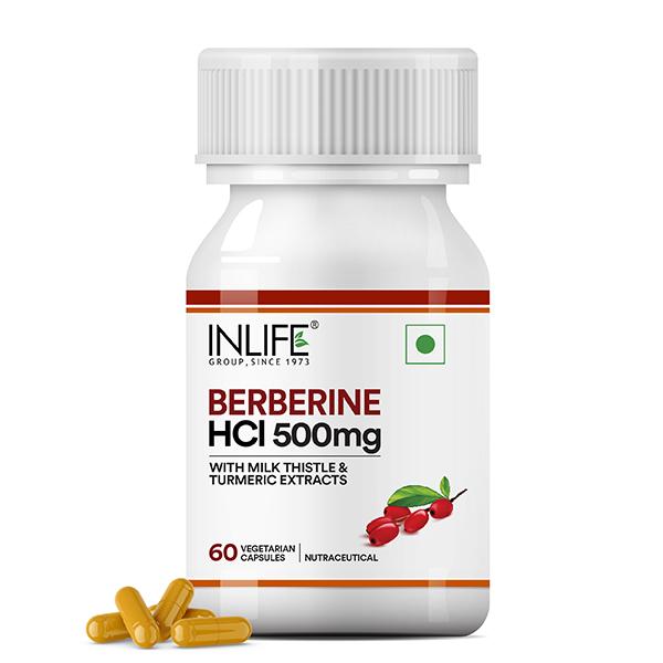 Netmeds | INLIFE Berberine HCL 500 mg Veg Capsules 60's