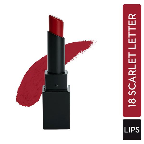 Netmeds | SUGAR Cosmetics Nothing Else Matter Longwear Lipstick - 18 Scarlet Letter (Pure Red) 3.2 gm