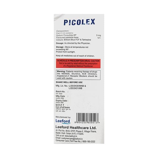 PICOLEX Syrup 200ml - Constipation-Lax