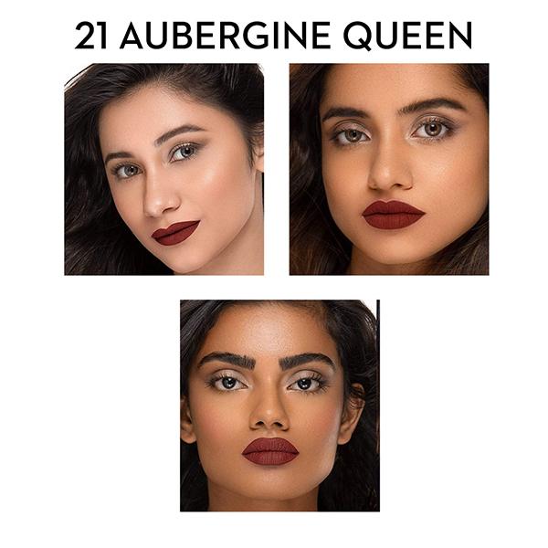 Sugar Cosmetics Smudge Me Not Liquid Lipstick - 21 Aubergine Queen 4.5ml - Liquid Lipsticks