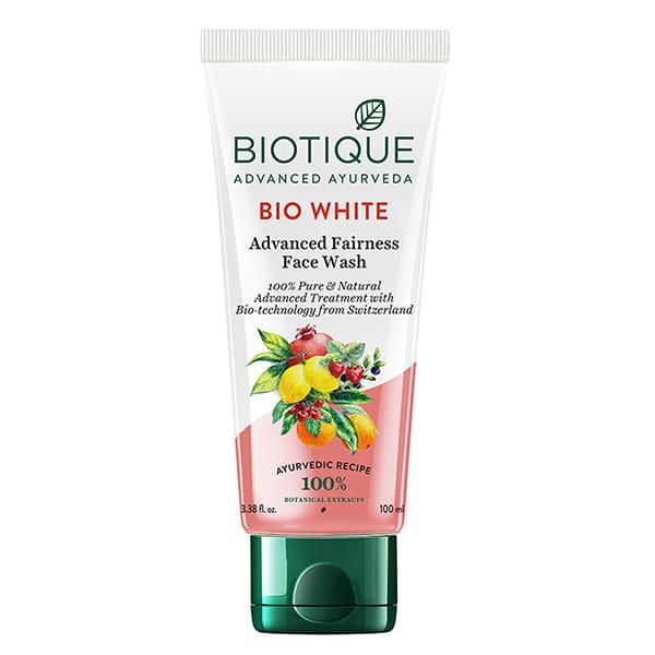Biotique Bio White Whitening And Brightening Face Wash All Skin 100ml - Face Wash & Cleansers