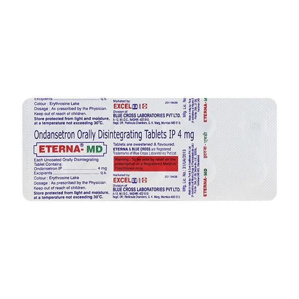Netmeds | Eterna MD 4mg Tablet 10'S