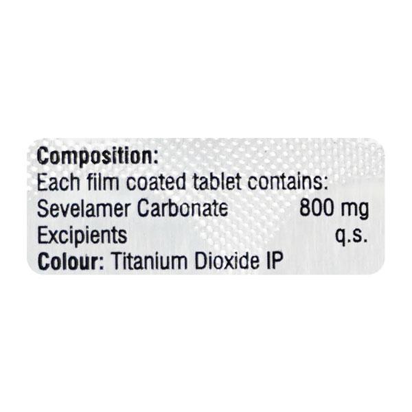 SIVEL 800 Tablet 10's - Kidney Disease/Stones-Oth