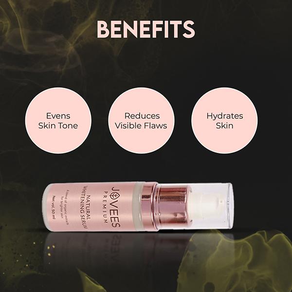Jovees Premium Natural Whitening Serum 50 ml - Face Bleach