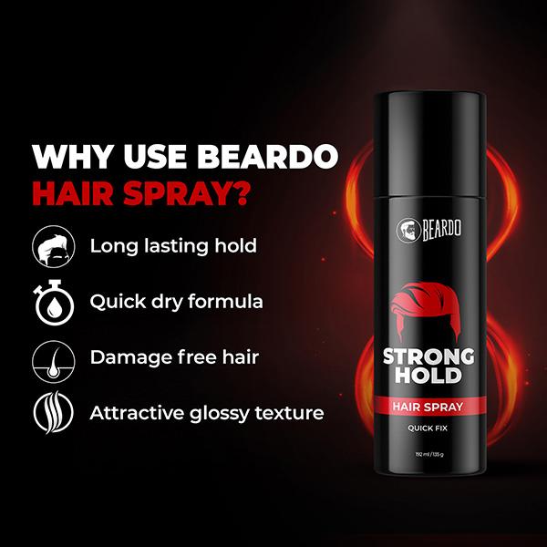 Beardo Hair Spray - Strong Hold 180 ml - Hair Sprays & Mists