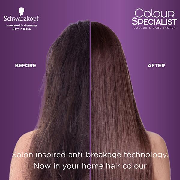 Schwarzkopf Colour Specialist At Home Permanent Hair Colour - 4.0 Medium Natural Brown 165 ml - Crème