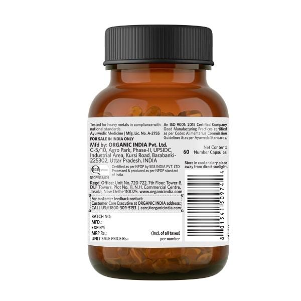 Organic India Prostate Care Capsule 60's - Sexual Care