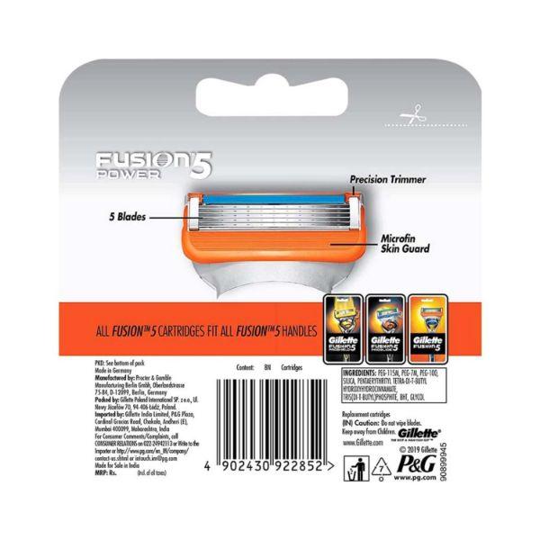 Gillette Fusion Manual Blades - 6 Count for Styling Back Blade 6's - Razors & Cartridges