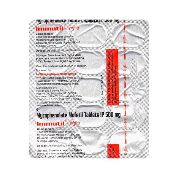 IMMUTIL Tablet 15's - Auto Immune Disease-Imm