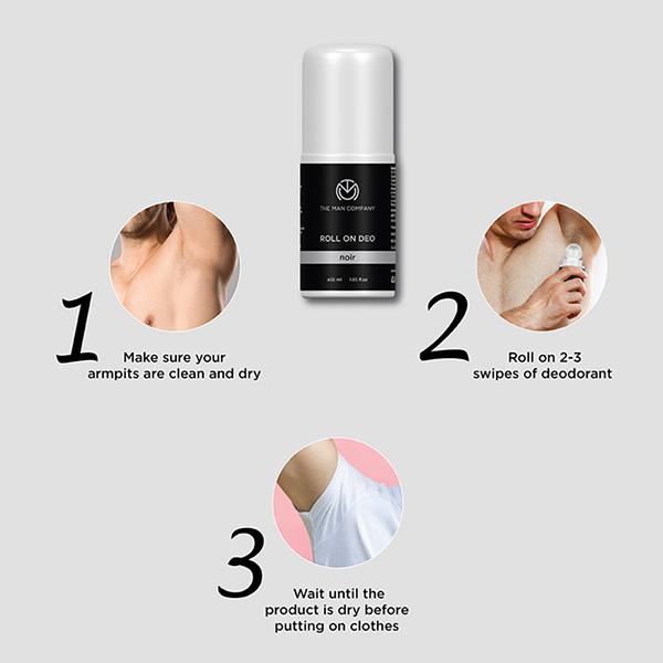 The Man Company Noir Roll On Deo 55 ml - Men Deodorants/Roll-Ons